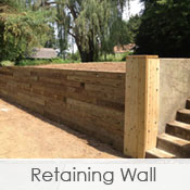 Timber Retaining Wall